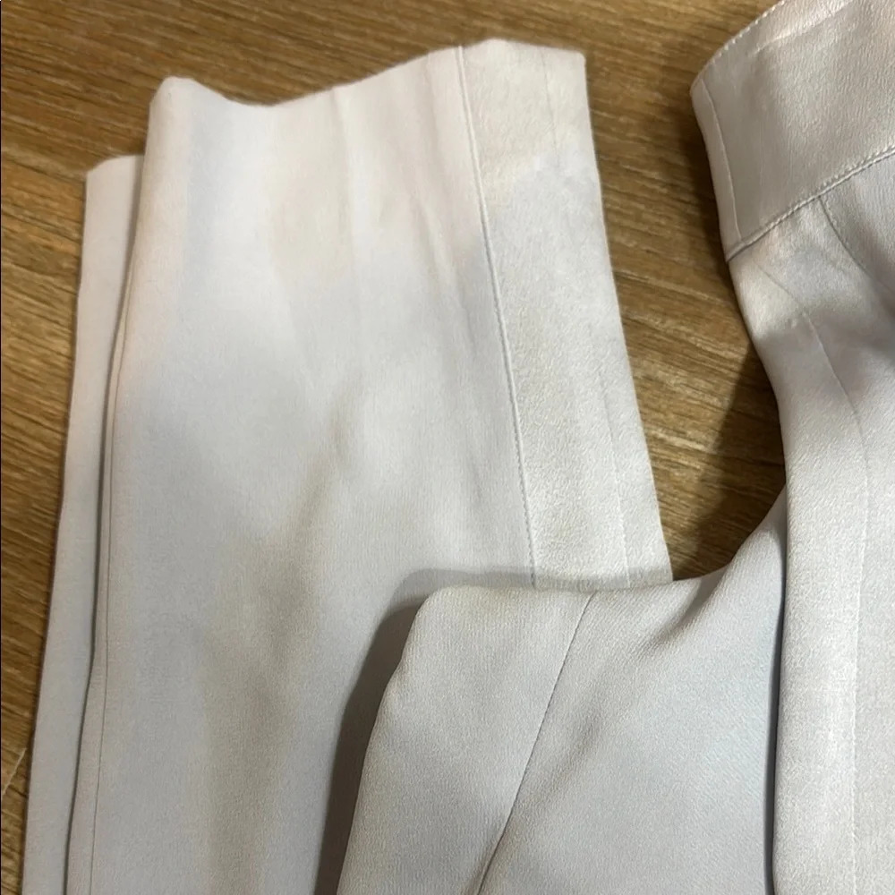 Cache Silver Gray Pantsuit Elegant Structured Des… - image 3